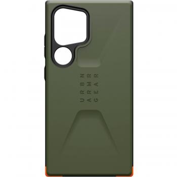 Urban Armor Gear Civilian Handy-Schutzhülle für Samsung Galaxy S24 Ultra in Olive Drab
