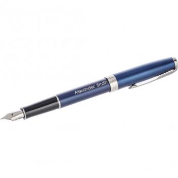 Parker Sonnet Blue Lacquer Fountain Pen, Engraved