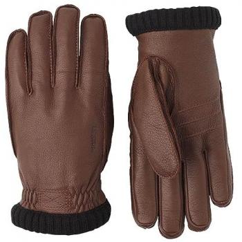 Hestra Deerskin Primaloft Rib Männer 7 – Dunkelbraun