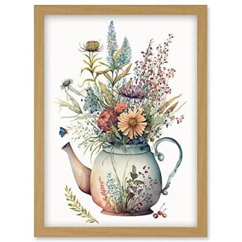 A4 Wildflower Teapot Design in China