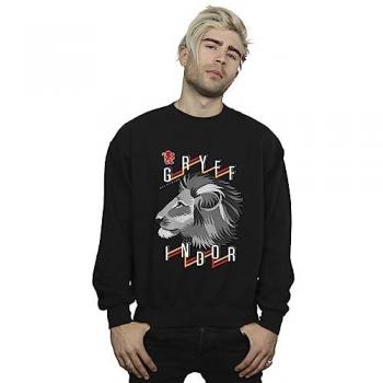Black Gryffindor Lion Badge Sweatshirt – Large
