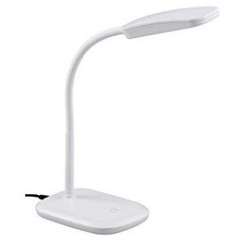 Lampe de bureau LED Boa avec variateur tactile, flexible et réglable en hauteur, blanc