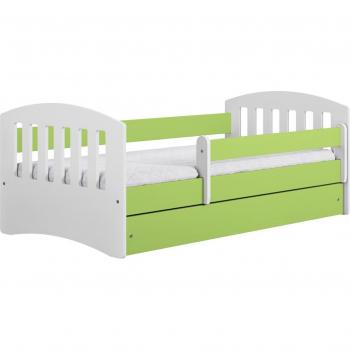 Lit Classic 1 Kocot Kids Vert 180 × 80 cm, tiroir + matelas inclus (hauteur 184 cm)