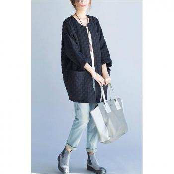 Extra Large Women's Korean Dot Cardigan Jacket