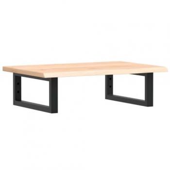 Oak & Steel Basin Shelf, Wall Mount – vidaXL Design