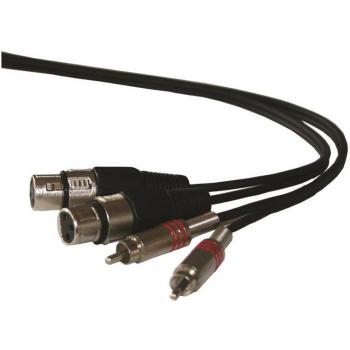 Cabo de Conexão XLR Fêmea para RCA Macho 5M