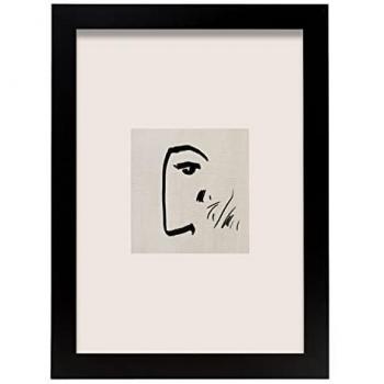 Lámina A4 Exposición Kline 7 Estilo Abstracto Sin Marco