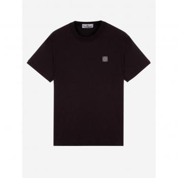 STONE ISLAND_Rundhals-T-Shirt in Schwarz_XL_Mann