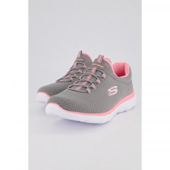Sneakers in Nylon con memory foam, Donna, Grigio, Taglia 40