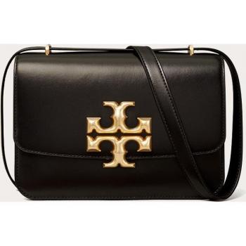 Bolso de hombro de piel negra Tory Burch