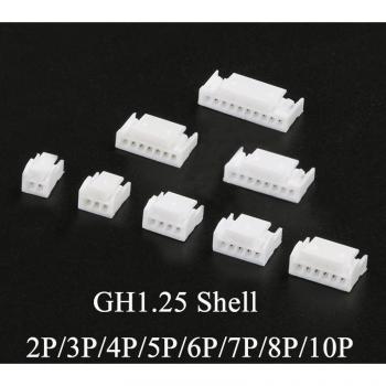 50 Stück JST GH 1,25mm Stecker mit Schloss 2P-10P
