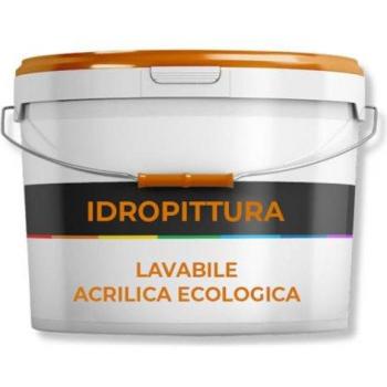 Acrilica VerdePittura Idropittura Lavabile Ecologica Interni Kg 20