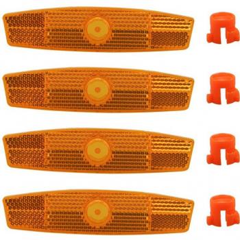 4-Piece Bicycle Spoke Reflectors
