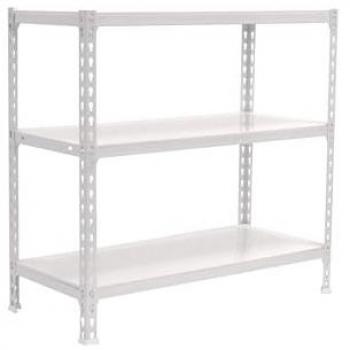 Estantería sin tornillos SimonRack, 900x900x400 mm, 3 Baldas, Blanco