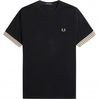 Fred Perry Striped Cuff T-Shirt