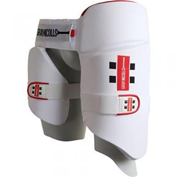 Gray‑Nicolls All‑In‑One 360° Thigh Protection Kit – White, Medium RH