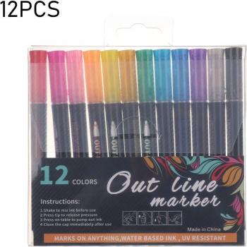 Creative Double Line Markers Set