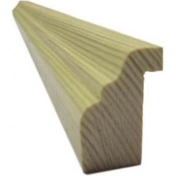 Perfil de Abeto Envernizado 300 x 3,3 x 2,3 cm