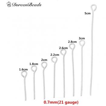 Set Doreen Beads Plata 800 – 0,7 mm, 1,6–5 cm de largo