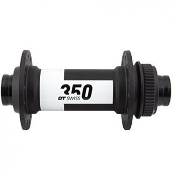 Mozzo Anteriore MTB DT Swiss 350 Classic Disc Brake Center Lock 15x110 mm BOOST Nero