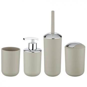 Bad-Accessoire Set Brasil Taupe, 4-teilig von Wenko