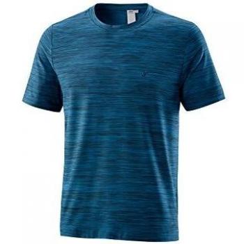 Herren‑Rundhals‑Sportshirt Joy Vitus – kurzarm, normal passend, Baltic Melange