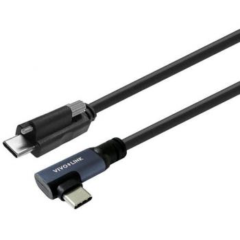 ProUSBCMMS1A 3.2 Gen 2x2 1m Dual‑Lane USB‑C Cable – Black