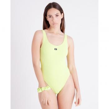 Bañador Calvín Klein Cut Out con diseño monograma texturizado