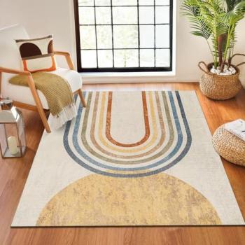 Livabliss Contemporary Beige Floor Mat 140x200 cm