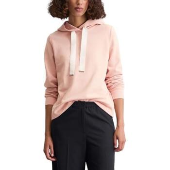 MARC O'POLO Damen‑Topsweatshirt S Rosa Pastell – relaxed fit, lange Ärmel, Rippbündchen