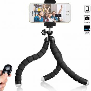 Leichtgewichtiges Smartphone-Tripod – iPhone & Samsung Kompatibel