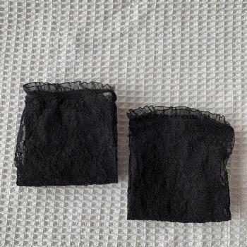 Harajuku Prinzessin Socken – Transparent, Rollengummi, Y2k Stil