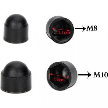Tapas Decorativas para Tornillo Cúpula M8/M10 – Pack de 10 unidades