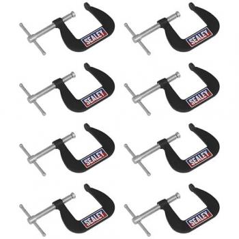 Sealey 8pc Junior G-Clamp Set 38mm x 38mm