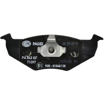 Disc Brake Pad Kit 8DB 355 007-911 by Hella