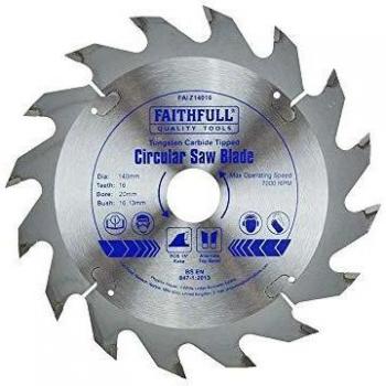 Faithfull TCT Circular Saw Blade 128mm 14T