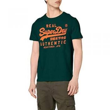 T-shirt Superdry Vintage Authentic Fluro, Green 10E, L Homme