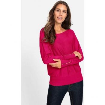 Pull en laine fuchsia