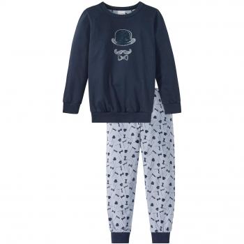 Schiesser Jungen Schlafanzug Set Zirkus Strong Boy Dunkelblau 128