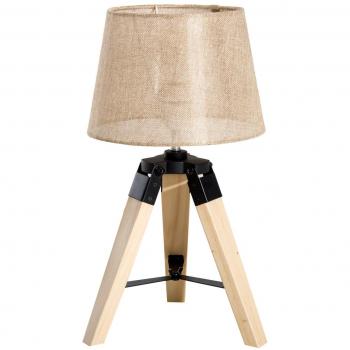 Lámpara de Mesa Moderna HOMCOM 24x24x45cm E27