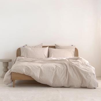 Tissu Doux Happy Friday Couette 240x220 cm, Coton Blanc