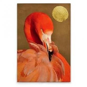 Exotisches Flamingo Leinwandbild