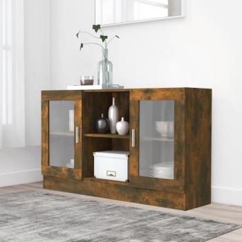 Roble Ahumado: Vitrina Contrachapada Maison Exclusive 120 × 30,5 × 70 cm