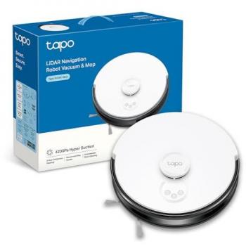 Robot Tapo RV30C Mop Elite : Aspirateur‑Laveur 4200 Pa, contrôle vocal Alexa, WiFi/APP