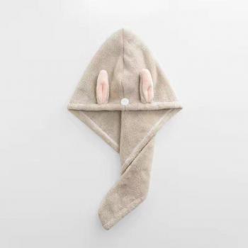Thick Coral Fleece Hair Towel for Women