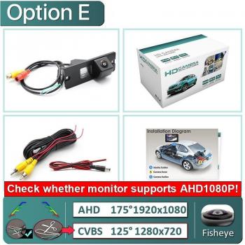 GreenYi 170° HD AHD Night Vision Rear View Camera for Mitsubishi Pajero 4 (2006)