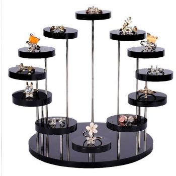Acrylic Jewelry Display Stand with Earring Holder