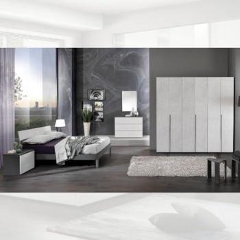 Dormitorio Manitoba Grigio Cemento