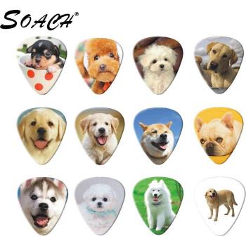 Púas SOACH para guitarra, 10 piezas, 0.71mm y 1.0mm, accesorios de guitarra
