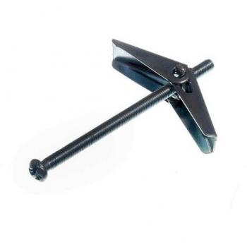 Spring Wing Toggle Anchor with Machine Screw M3 X 50MM BZP